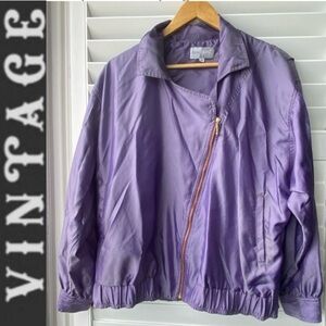 hannasport Vintage Warm-Up Lavendar Jacket